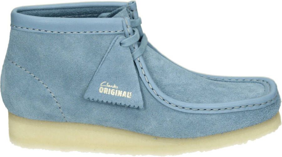 Clarks WALLABEE~BOOT~~~~~~~~~~~~~~~~~ Hoge sneakersDames veterschoenenDames sneakersHalf-hoge schoenenVeterboots Blauw