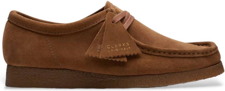 Clarks Originals Wallabee Bruin Suède Crepe Zool Brown Heren