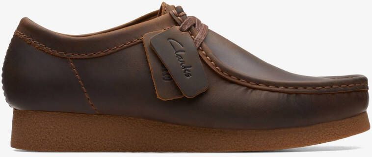 Clarks WallabeeEVO Heren Veterschoenen Leer Bruin