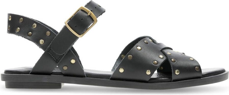 Clarks 39 5 Willow Gild Dames Sandalen Black