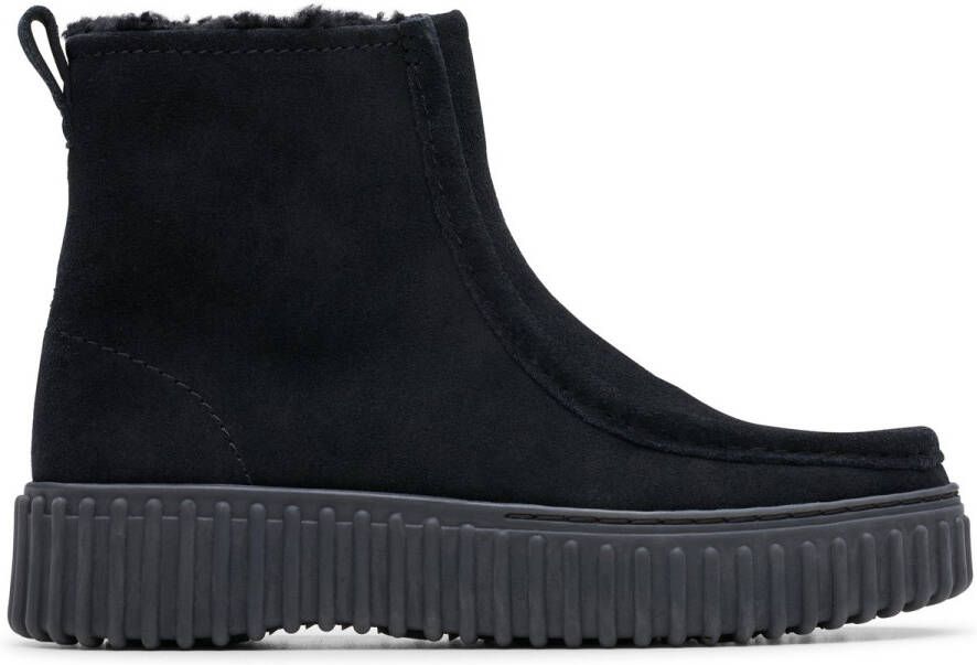 Clarks Winterlaarzen Torhill Cozy Plateauzolen met modieuze siernaad