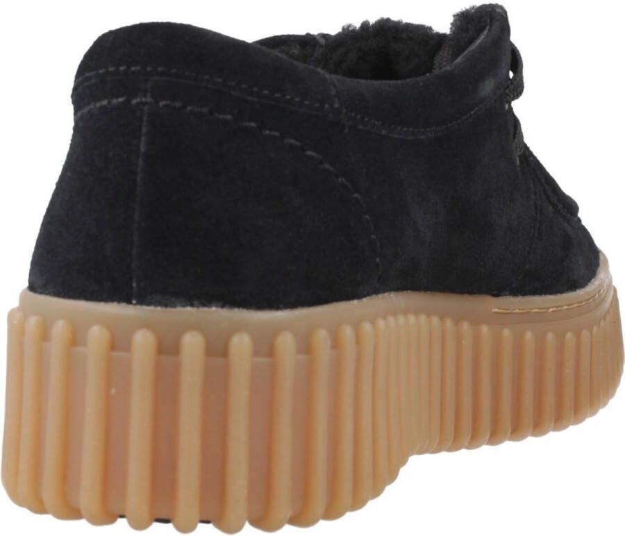 Clarks Torhill Suede Crepe Casual Shoes Wo Black Lace Up Shoes