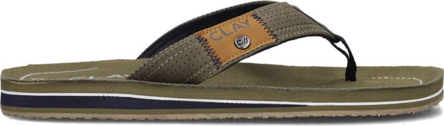 Clay 001 Slippers Heren Groen