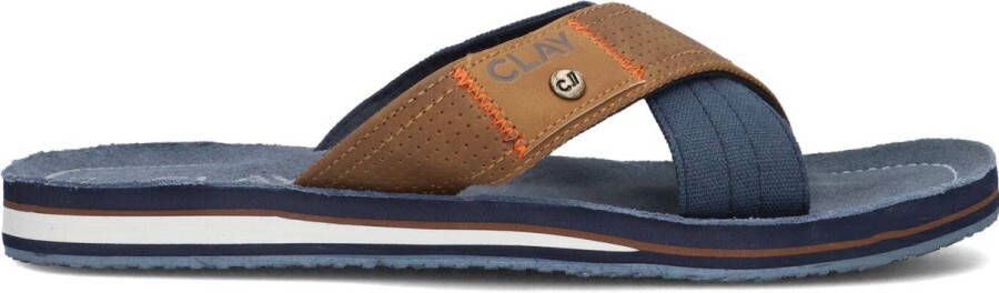 Clay 002 Slippers Heren Cognac