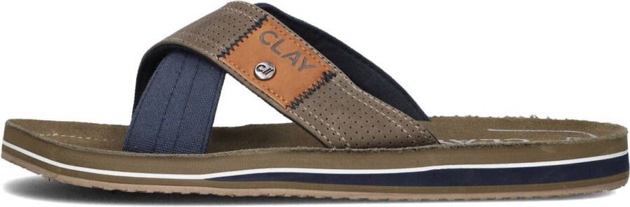 Clay 002 Slippers Heren Groen