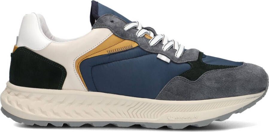 CLAY Lage Sneakers Heren 13655 Maat: 46 Materiaal: Leer Kleur: Blauw