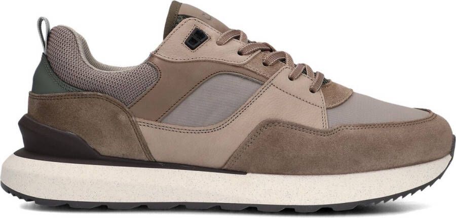 CLAY Lage Sneakers Heren 13833 Maat: 45 Materiaal: Nubuck Kleur: Beige