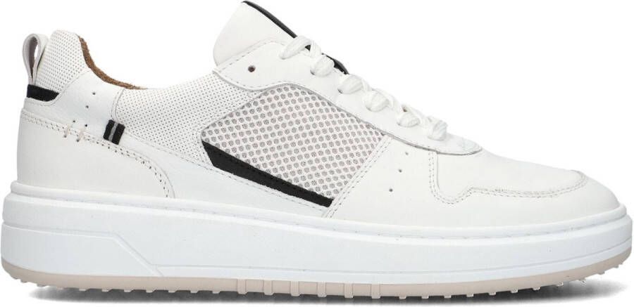 Clay Abel-12 Sneakers Leren Sneaker Heren Wit