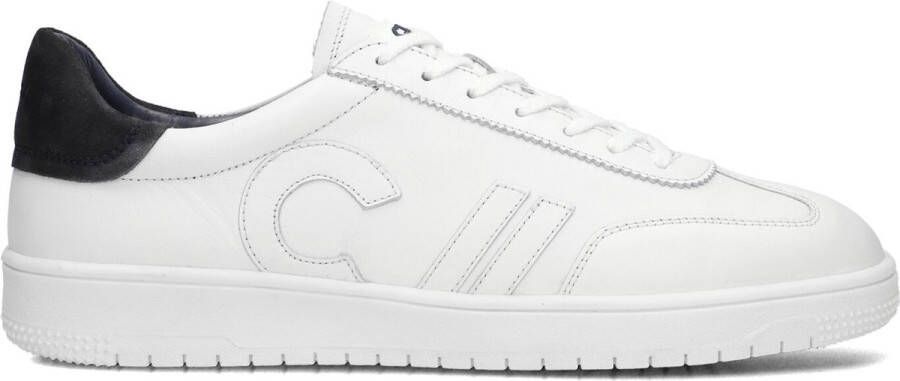 CLAY Lage Sneakers Heren Cl124h251 Maat: 46 Materiaal: Leer Kleur: Wit