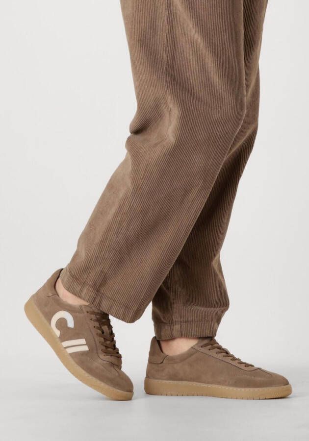CLAY Lage Sneakers Heren Cl124h521 Maat: 41 Materiaal: Suède Kleur: Beige