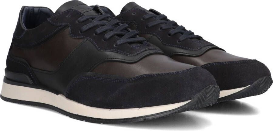 Clay Cl124h540 Sneakers Leren Sneaker Heren Blauw