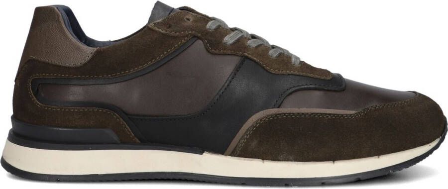 Clay Cl124h540 Sneakers Leren Sneaker Heren Bruin