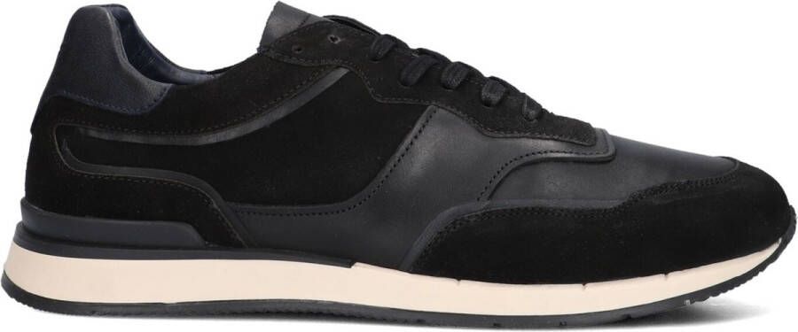 Clay Cl124h540 Sneakers Leren Sneaker Heren Zwart
