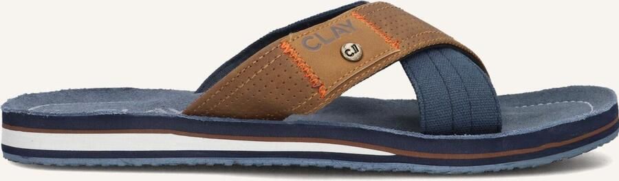 Clay 002 Slippers Heren Cognac - Foto 2