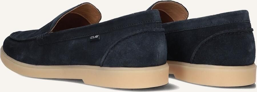 CLAY Loafers Heren Tivoli-09 Maat: 45 Materiaal: Suède Kleur: Blauw - Foto 2