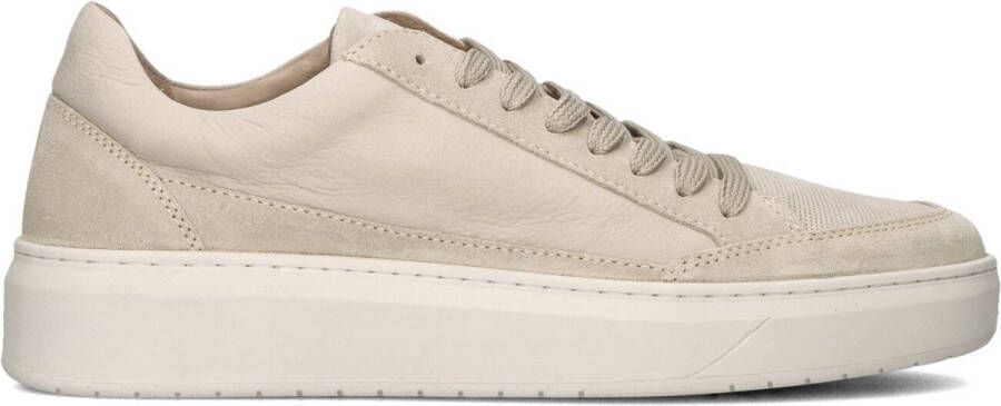 Clay Enzo Sneakers Leren Sneaker Heren Beige