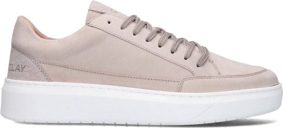 CLAY Lage Sneakers Heren Enzo Maat: 42 Materiaal: Suède Kleur: Grijs