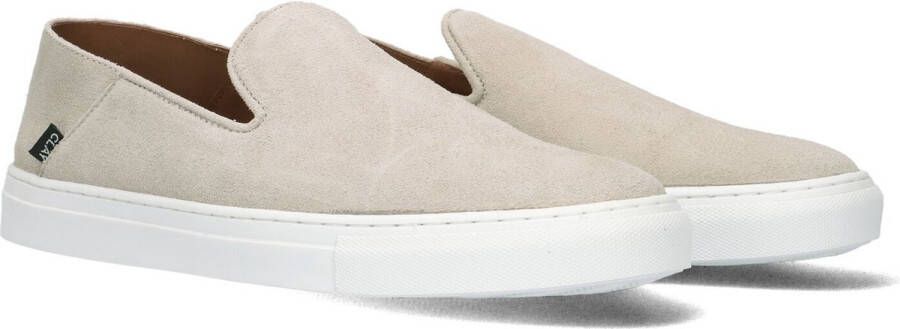 CLAY Instappers Heren Shn2311 Maat: 43 Materiaal: Suède Kleur: Beige