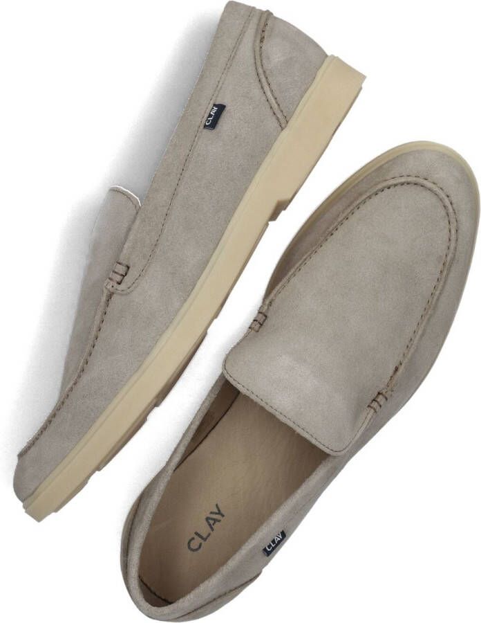 Clay Tivoli-09 Loafers Instappers Heren Taupe