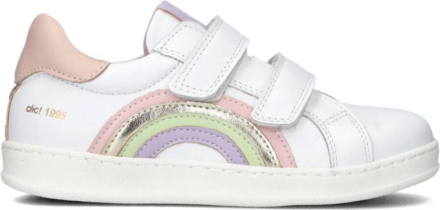 Clic! 20613 Sneakers Meisjes Leren Sneaker Wit