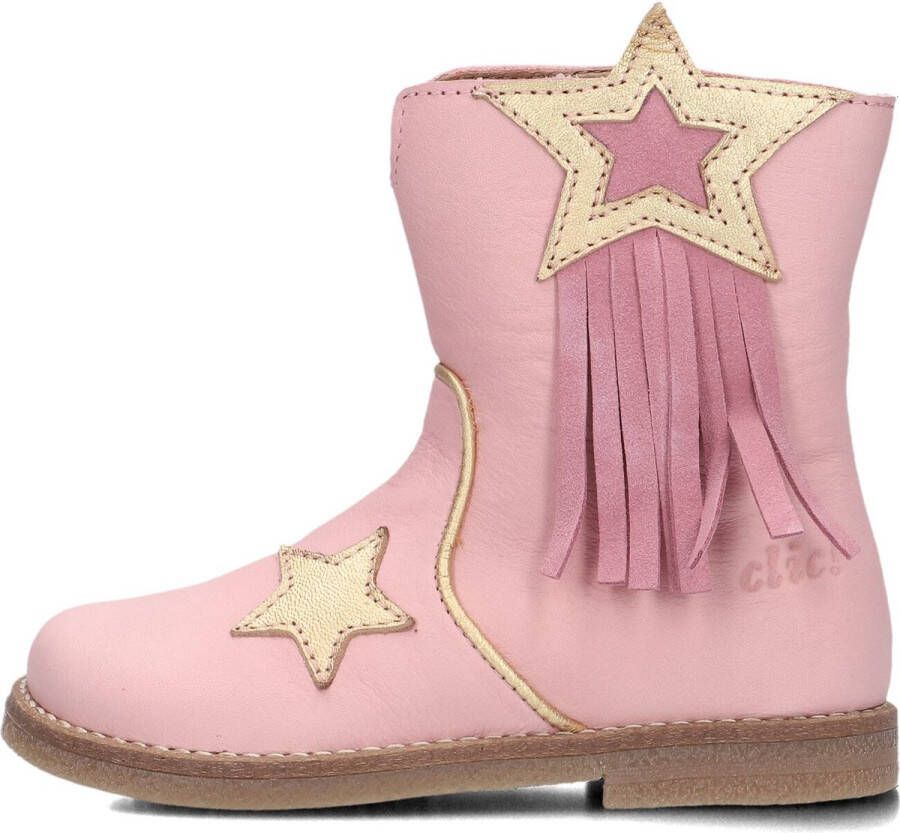 Clic! 20908 Laarzen Leer Meisjes Roze