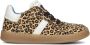 Clic! suède sneakers met panterprint beige zwart - Thumbnail 2