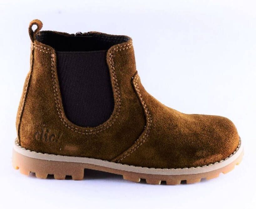 Clic chelsea boot CL-1350 suéde cognac - Foto 1