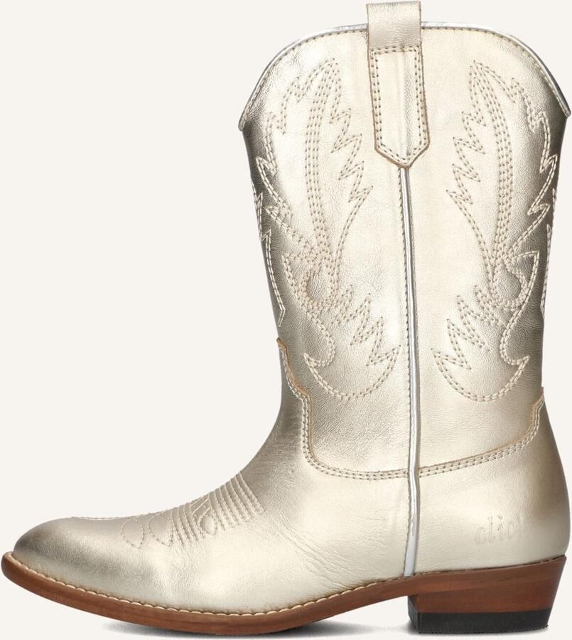 Clic! 20200 Laarzen Leer Meisjes Goudkleurig - Foto 6