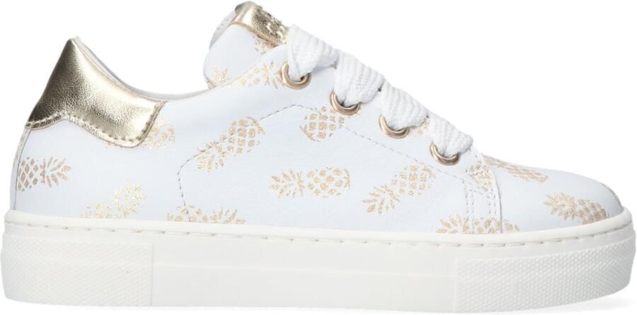 Clic! Cl 9493 Lage sneakers Leren Sneaker Meisjes Wit - Foto 3