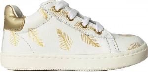 Clic! Witte Clic Veterschoenen Leaf Glitter
