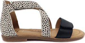 Clic Zwarte Sandalen Ponyhair