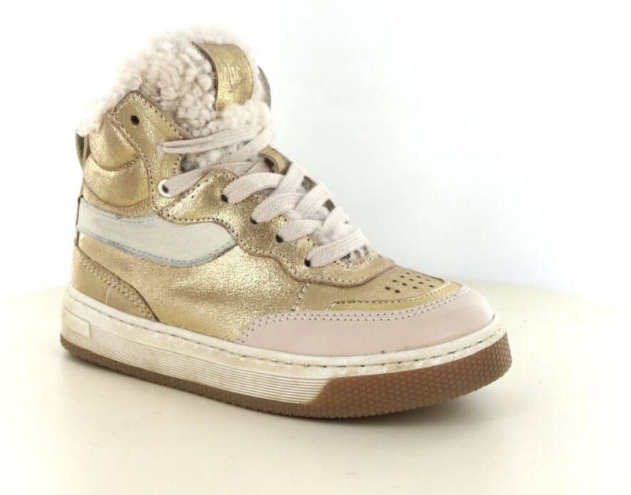 Cliq! Meisjes hoge sneaker Goud