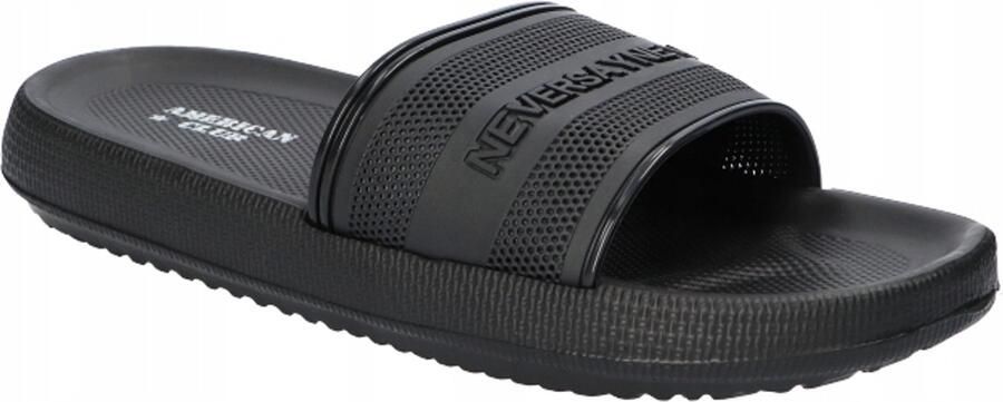 Club America American Club NH162 Heren Schuim Slippers Zwart