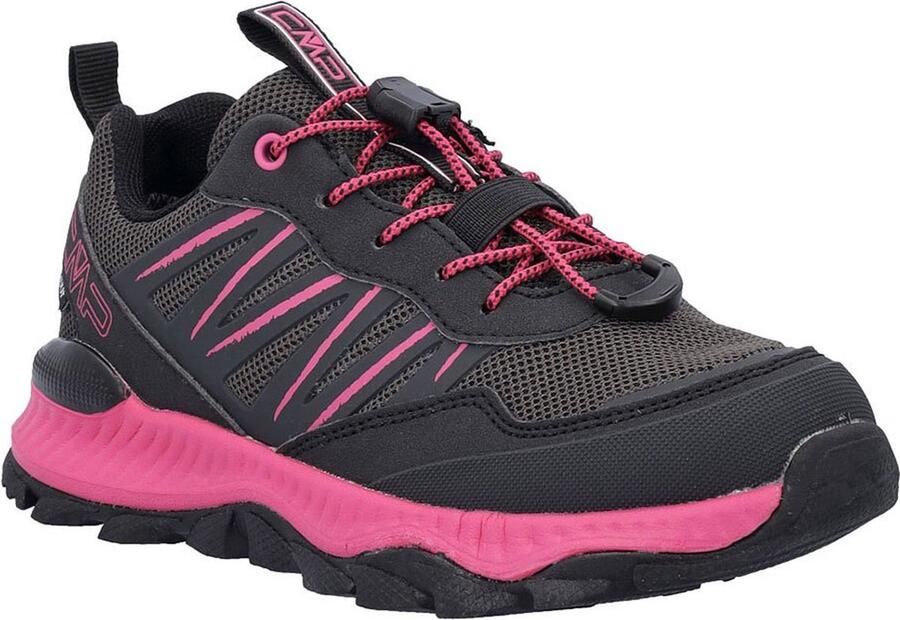 CMP Atik Low Wandelschoen Kinderen waterdichte lage wandelschoenen NERO-FUXIA