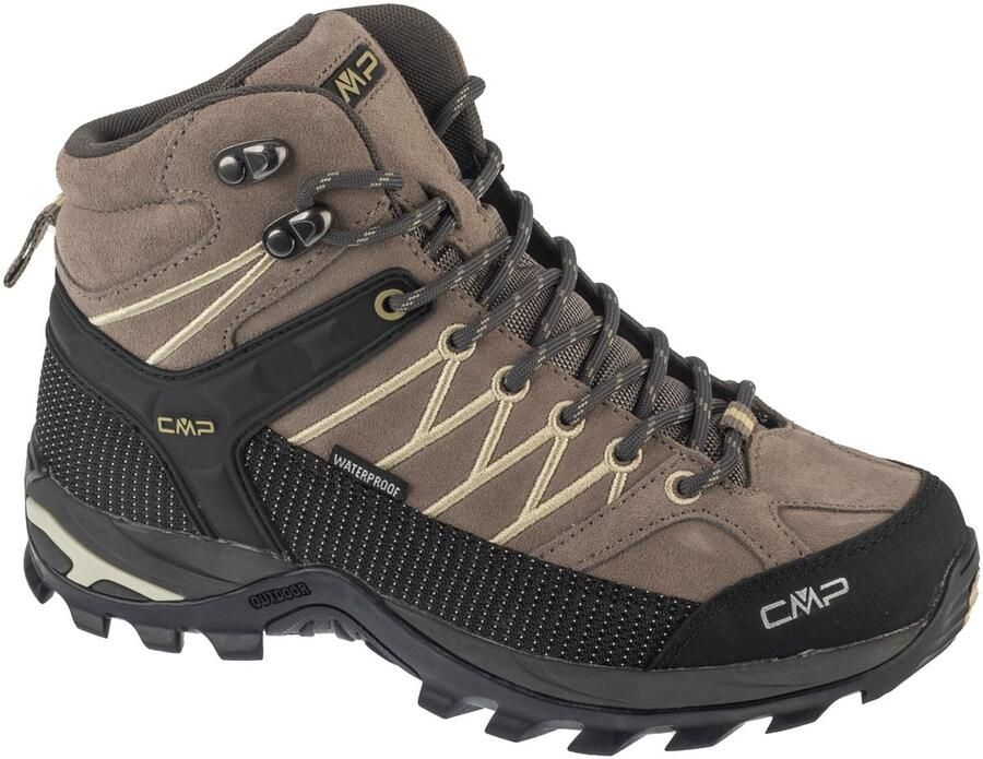 CMP Women's Rigel Mid Trekking Shoes Waterproof Wandelschoenen bruin zwart