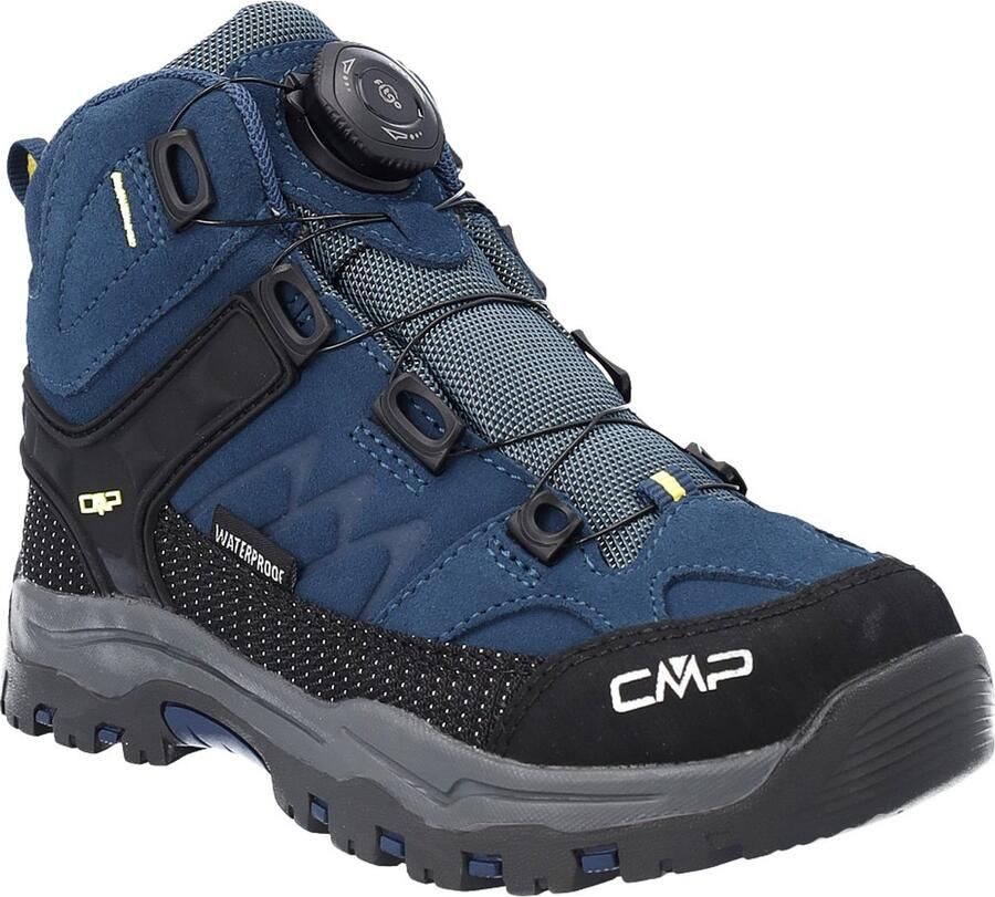 CMP Kid's Kiruna Mid Fitgo Trekking Shoes WP Wandelschoenen blauw
