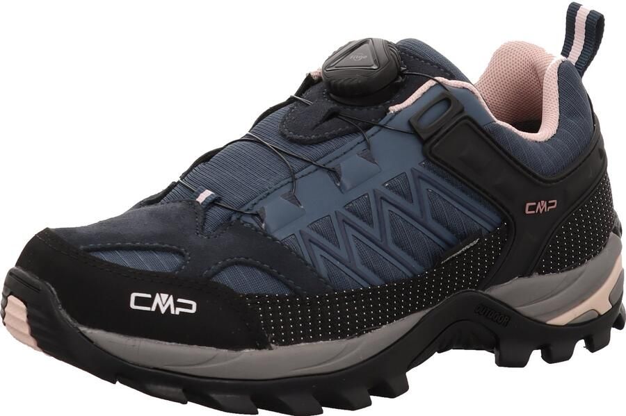 CMP Women's Rigel Low Fitgo Trekking Shoes WP Multisportschoenen zwart blauw