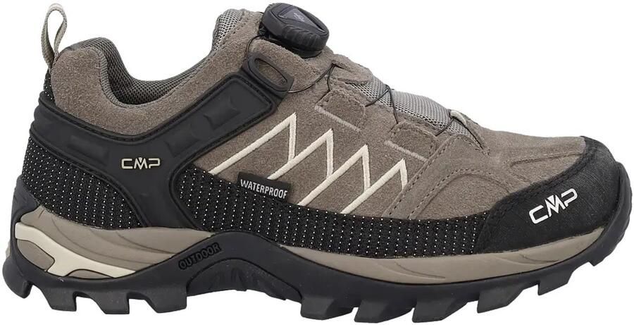 CMP Women's Rigel Low Fitgo Trekking Shoes WP 3Q13586 Multisportschoenen zwart bruin