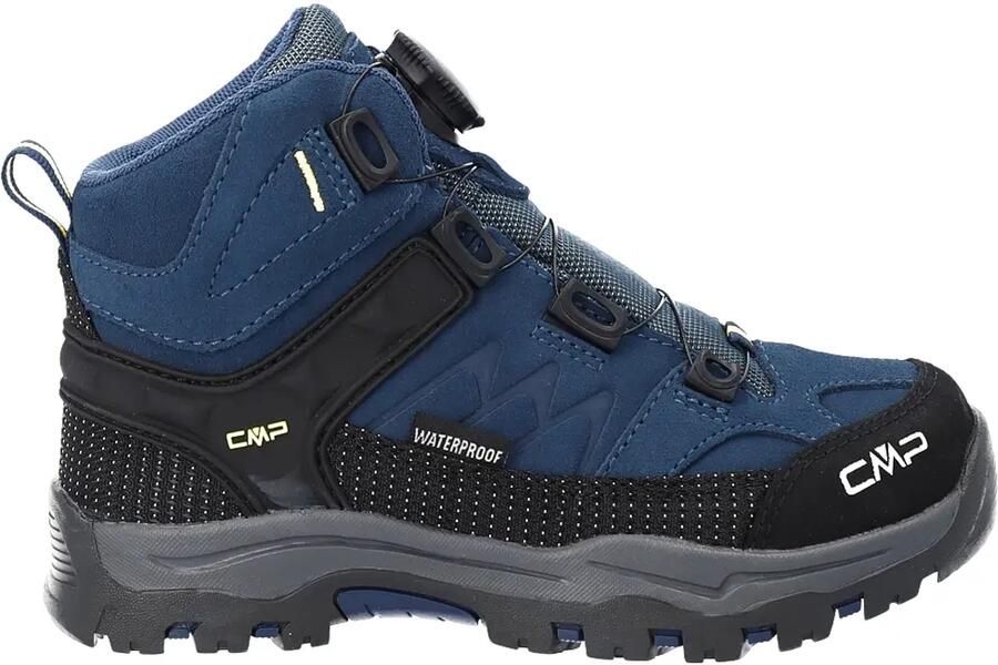 CMP Kid's Kiruna Mid Fitgo Trekking Shoes WP Wandelschoenen blauw - Foto 2