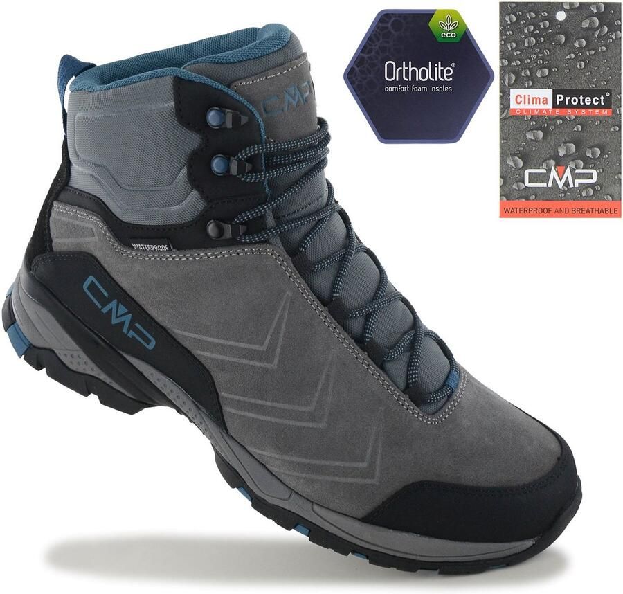 CMP Melnick Mid WP Waterproof Heren Wandelschoenen Trekking Laarzen 3Q18587-U887