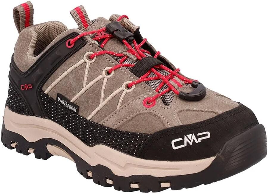 CMP Rigel Low Wp 3q13244 Wandelschoenen Beige Rood Wit Zwart