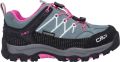 CMP Rigel Low WP 3Q13244 Wandelschoenen Mineral Green Purple Fluo Kinderen - Roze