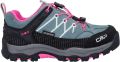 CMP Rigel Low WP 3Q13244 Wandelschoenen Mineral Green Purple Fluo Kinderen - Roze