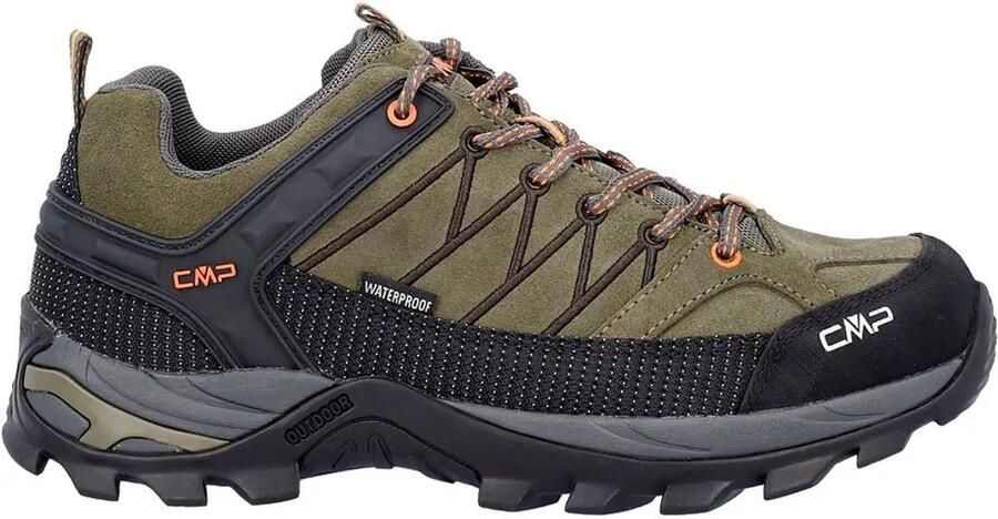 CMP Rigel Low Trekking Shoes Waterproof Multisportschoenen olijfgroen zwart