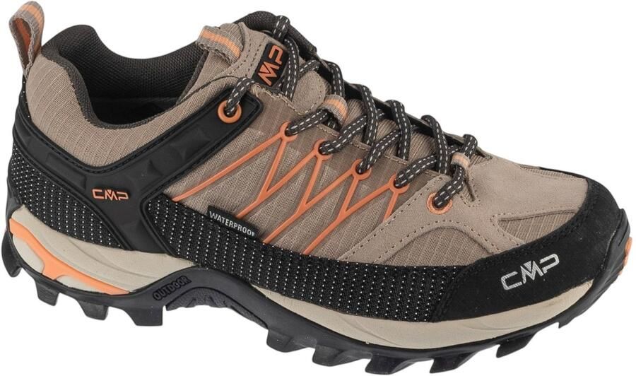 CMP Sneakers laag 'Rigel' cappuccino lichtoranje zwart wit