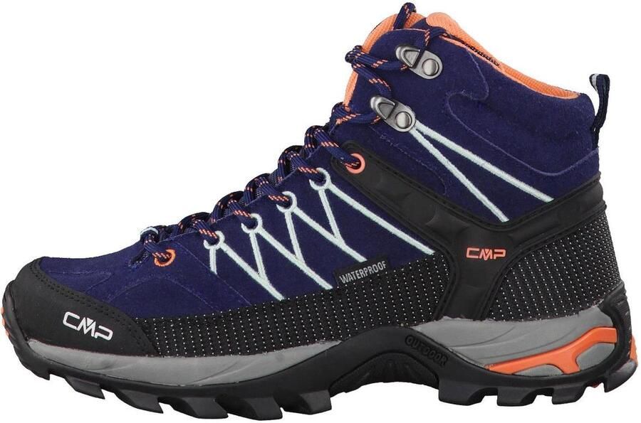 CMP Wandelschoenen Rigel Mid Dames Suède Blauw zwart - Foto 8