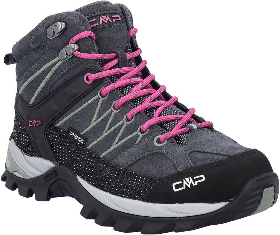 CMP Campagnolo Rigel Mid Outdoorschoenen Dames Wandelschoenen Vrouwen grijs roze zwart - Foto 3