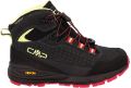 CMP Kid's Vertyx Mid Trekking Shoes WP Wandelschoenen zwart blauw - Zwart