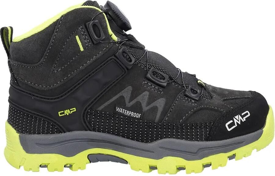 CMP Kid's Kiruna Mid Fitgo Trekking Shoes WP Wandelschoenen zwart