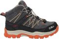 CMP Junior's Rigel Mid Trekking Shoes Waterproof Wandelschoenen grijs zwart - Grijs